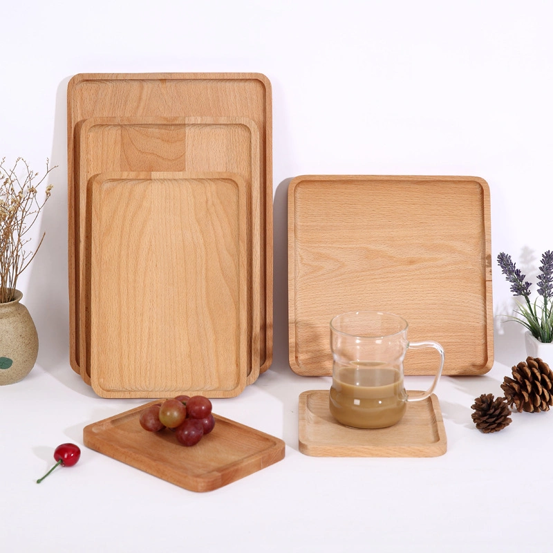 Wholesale Bamboo Serving Tray - Wooden Tray with Handles Bamboo Tray