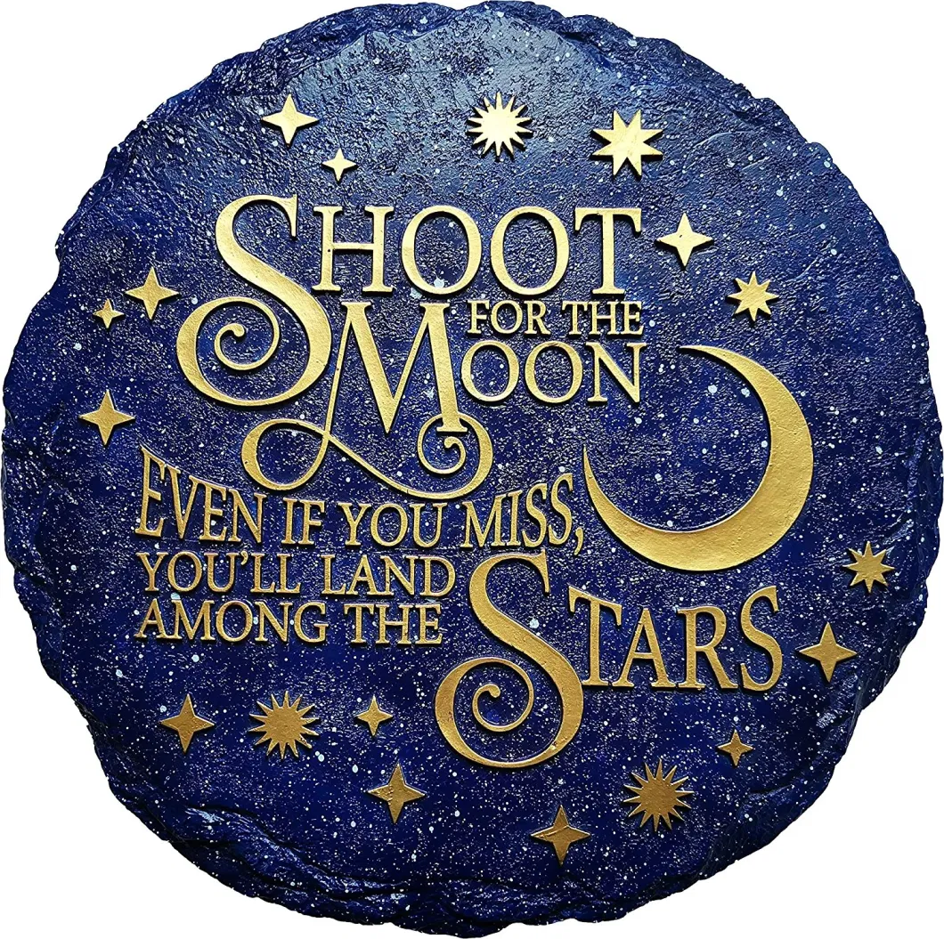 Shoot for The Stars Stepping Stone for Garden Decoration