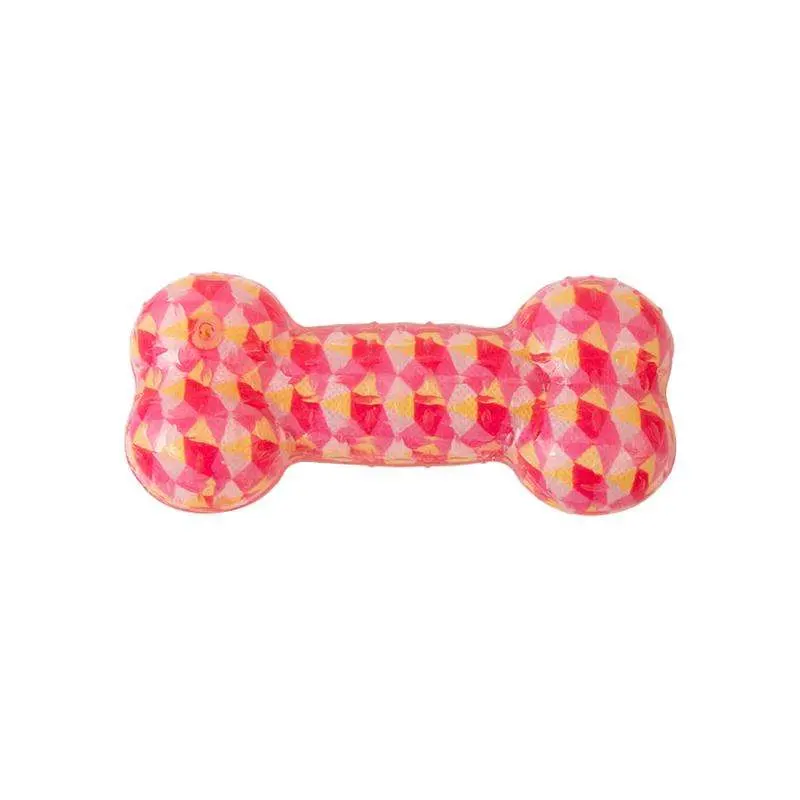 Fashionable New Design and Color Texture Four Colors Non-Woven Pet Dog Bone Toy