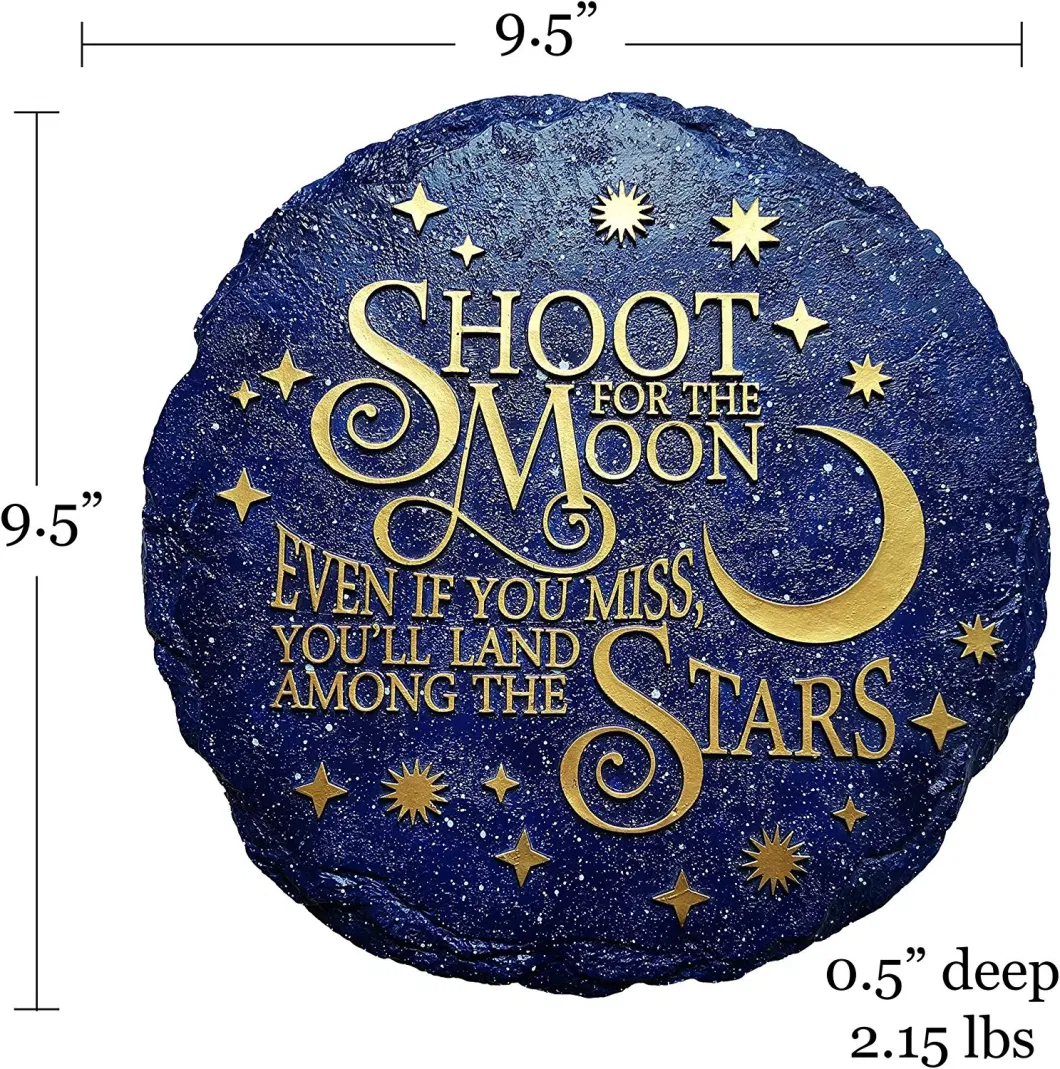 Shoot for The Stars Stepping Stone for Garden Decoration