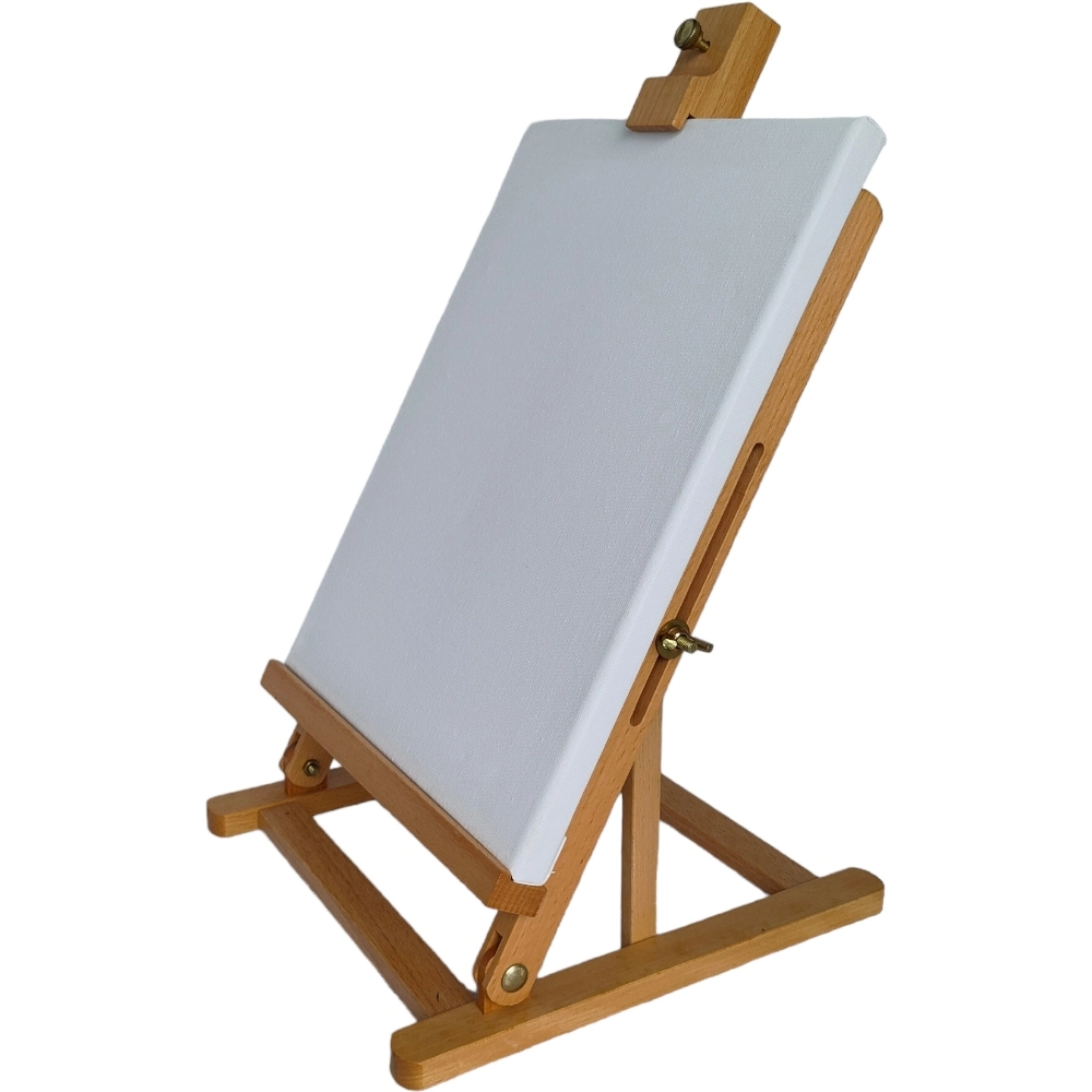 Adjustable Tabletop Wooden H-Frame Studio Easel