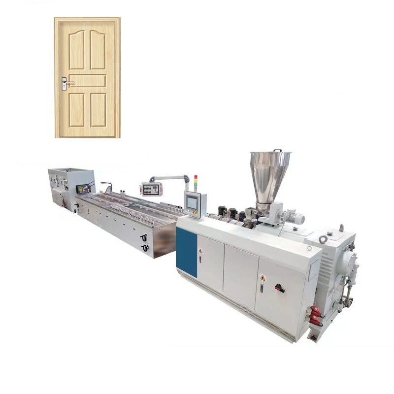 WPC PP PE PVC Wood Plastic Profile / Decking/Door Frame/ Wall Panel/Floor Fence Post Window Extruding Extruder / Extrusion Making Machine