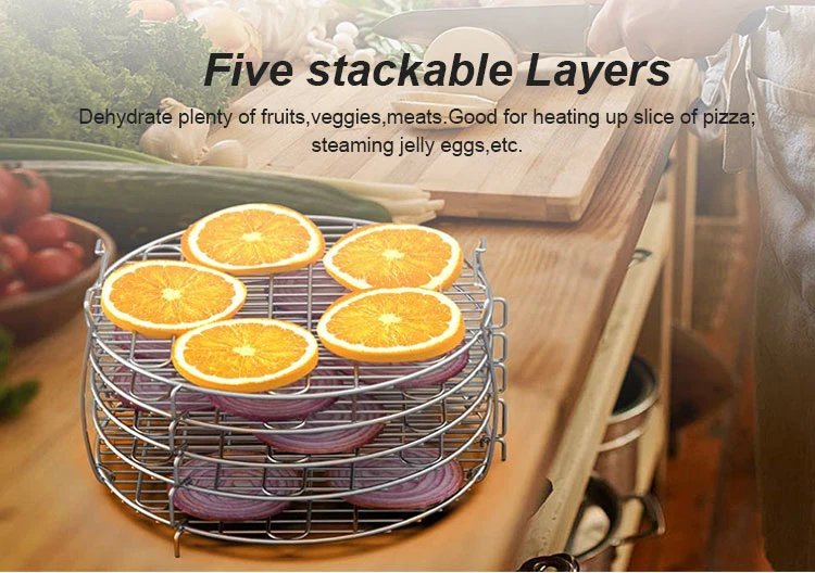 Wholesale Home Use Five Layers Food Dehydrator Stand for Fruit Vegetables Drying