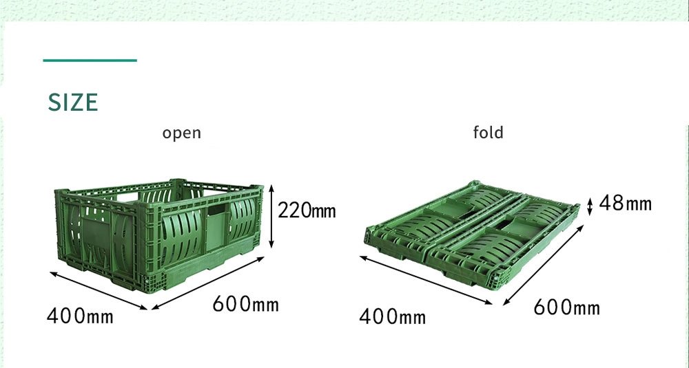 Hot Selling Plastic Turnover Box Fruit Vegetable Basket Box Storage Direct Sale