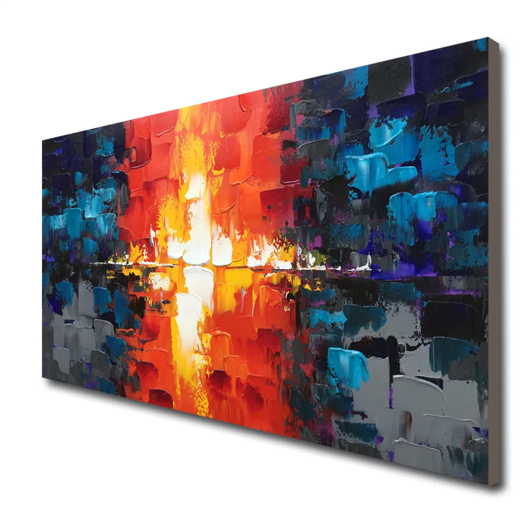 Handmae Textured Abstracrt Painting on Canvas - Custom Abstract Wall Art From Your Idea