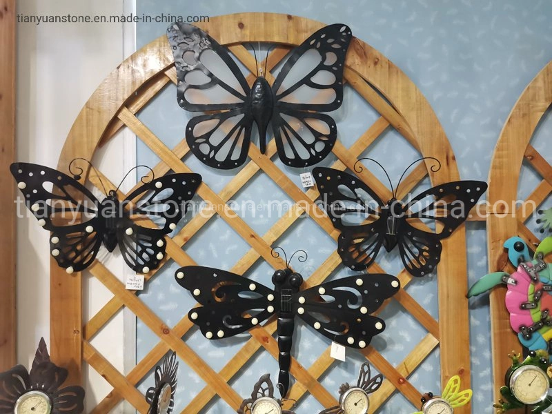 Home Decorations Iron Butterflies Hanging Accessories Metal Home Wall Art