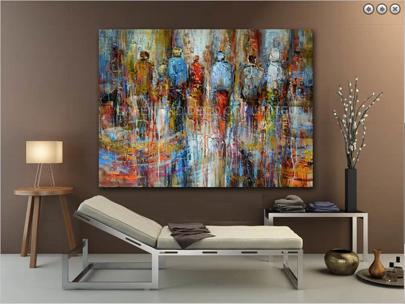 Impression New Design (DSC_4724) Handmade Oil Painting Wall Decorative Art