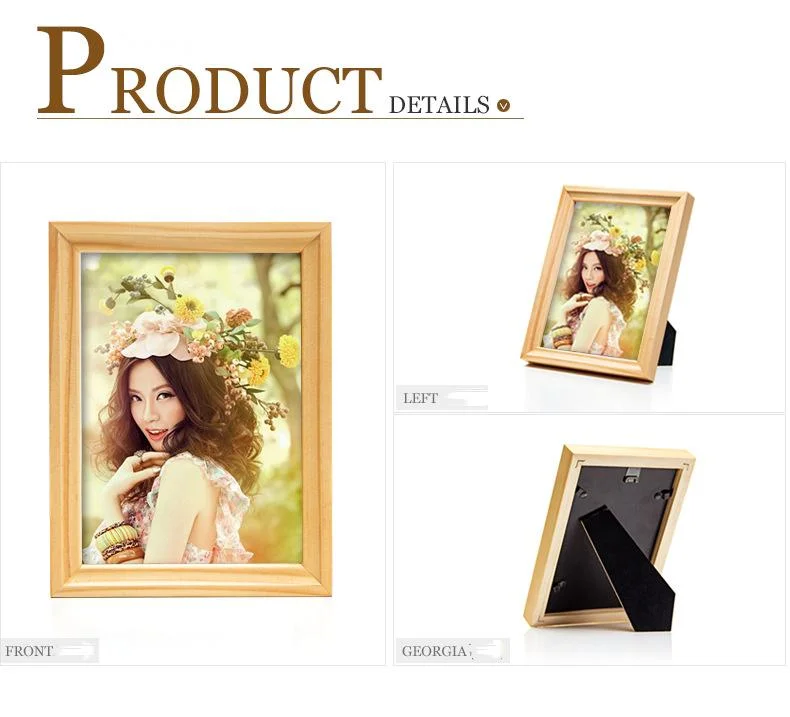 Wooden Photo Frame Nature Wood Picture Frame