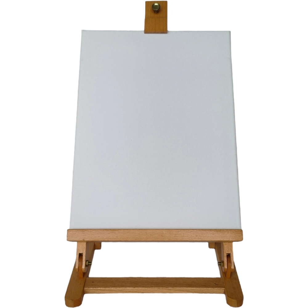 Adjustable Tabletop Wooden H-Frame Studio Easel