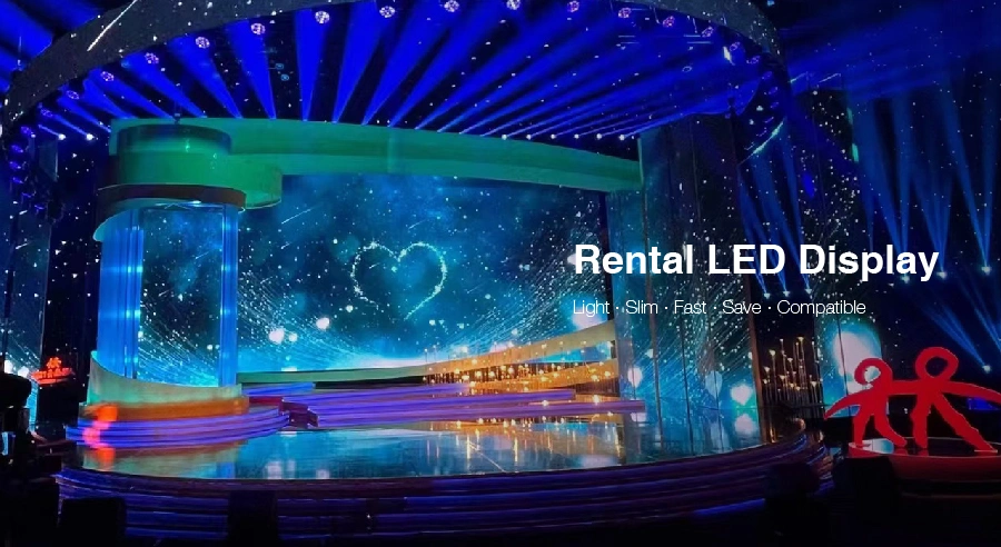 Outdoor Indoor Event Wedding Party Stage Digital Video Player LED Screen Display SMD Advertising Rental LED Screen