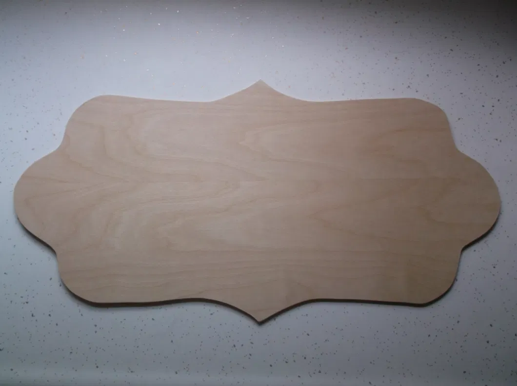 Solid Wood Natural Color Rectangle Unfinished Wood Plaque