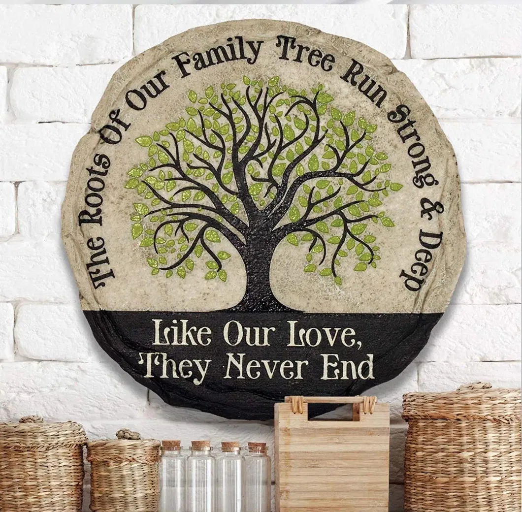 You Only Live Once Stepping Stone Outdoor Decorative Ornament