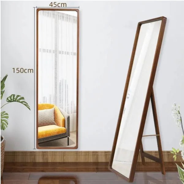 Modern High-Quality Wood-Framed Dressing Mirror for Home