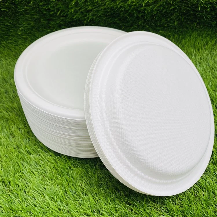 Free Sample Compostable Sugarcane Pulp Dinner Plate