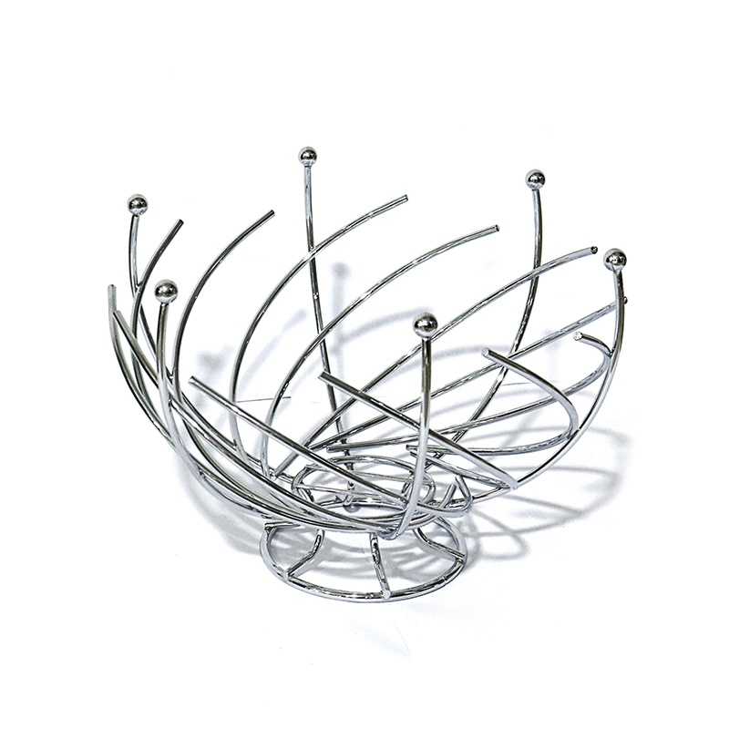 Goldmak Creative Metal Display Rack Fruit Basket Wire Rack Counter Display Stand