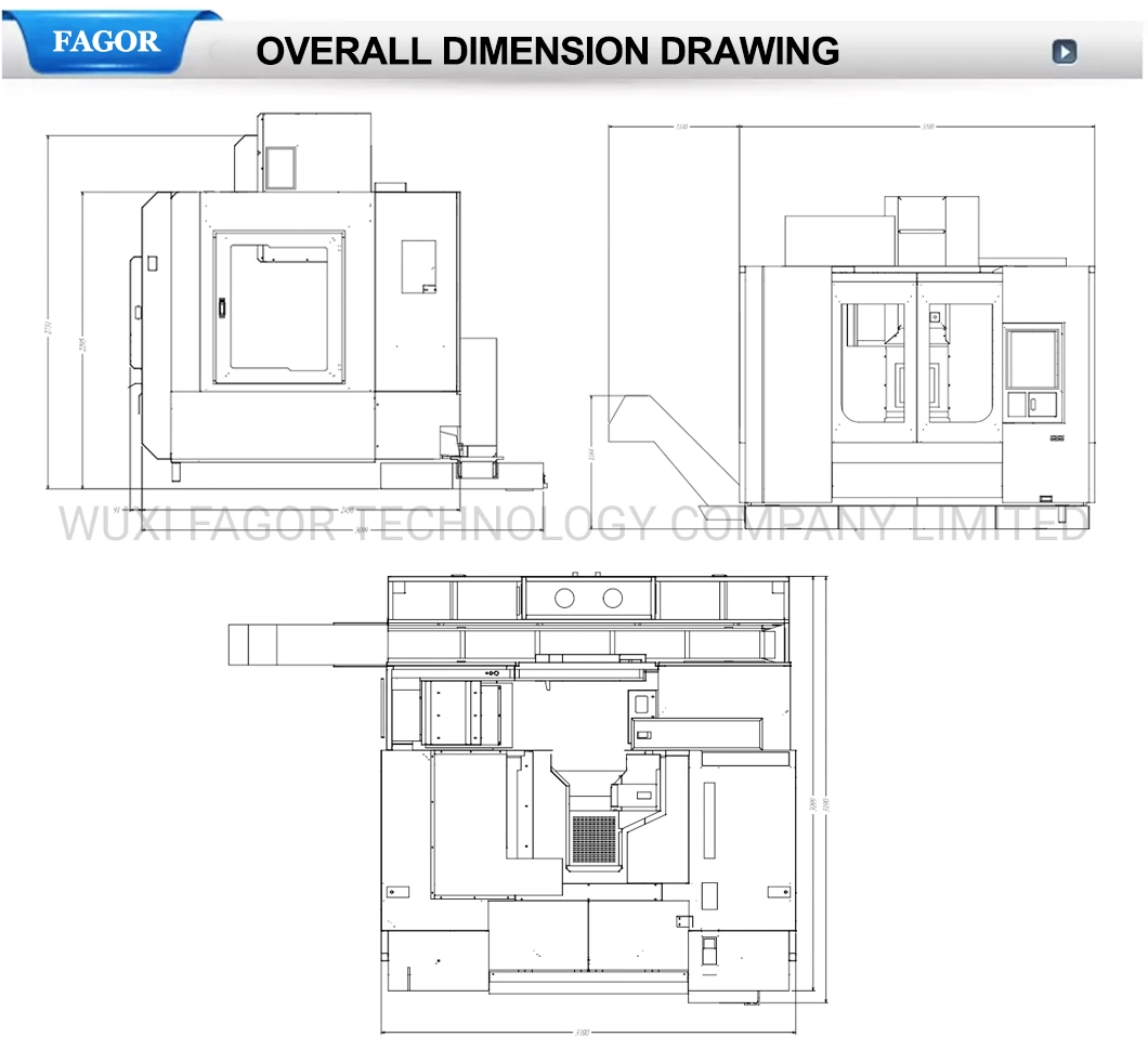 Good Price Vmc1160 CNC Milling Machine Frame