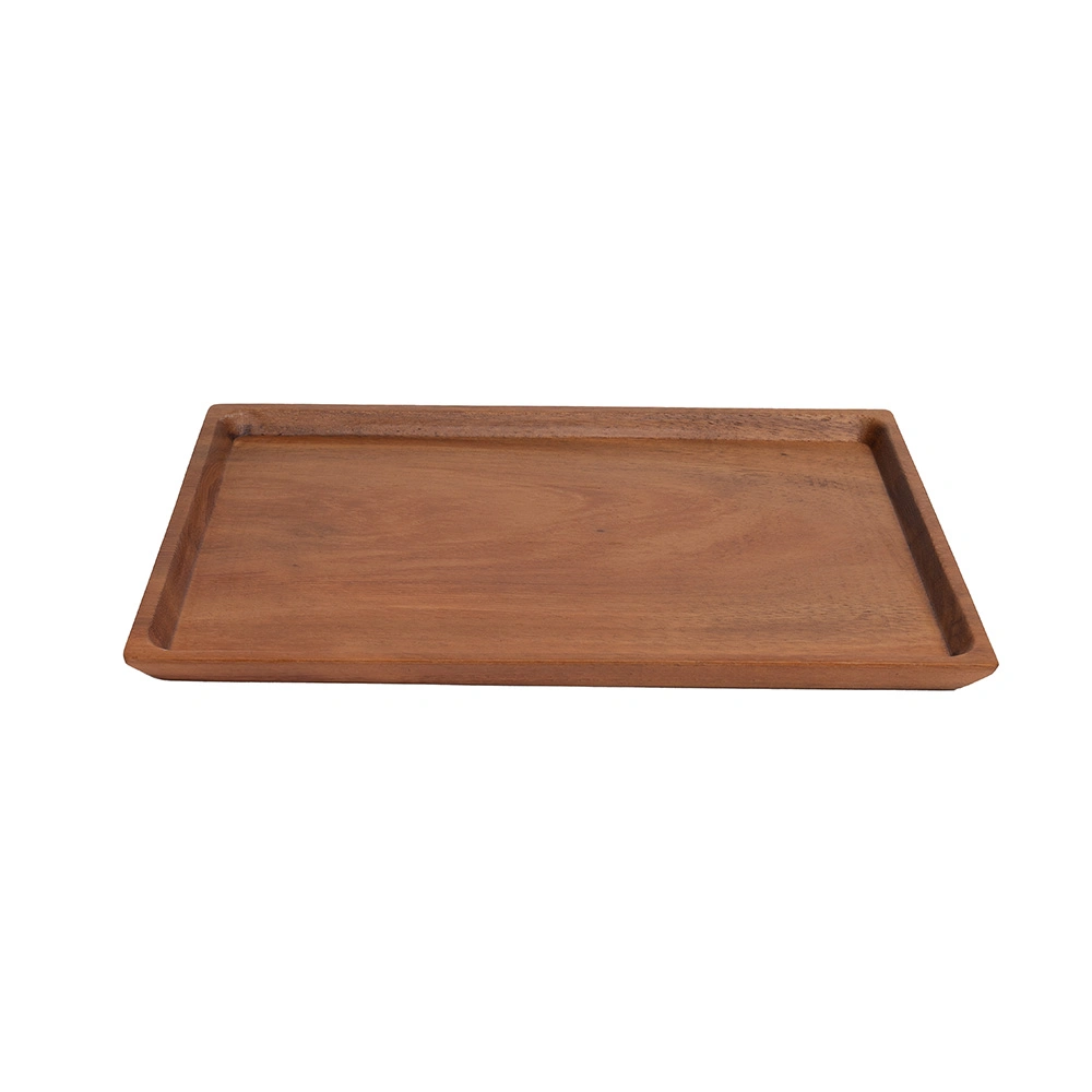 Wooden Plate for Food, Wanlnut Woode Plate