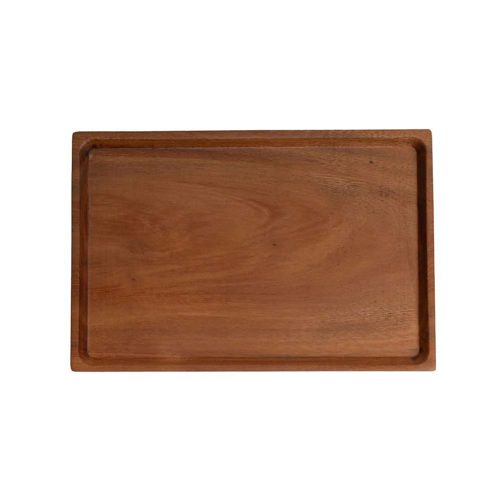 Wooden Plate for Food, Wanlnut Woode Plate