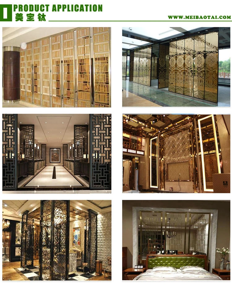 Luxury Customerized Size Decoration Plate Room Divider