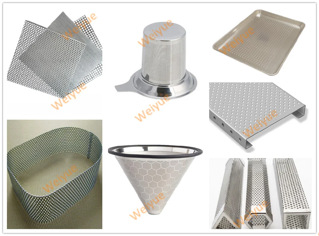 Factory Direct Selling High Quality Stainless Steel Perforated Metal Mesh Screen Plate Aluminum Decorative Mesh for Garden Fence