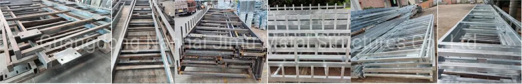 Hot DIP Galvanized Welded Ms Steel Metal Structure Frame