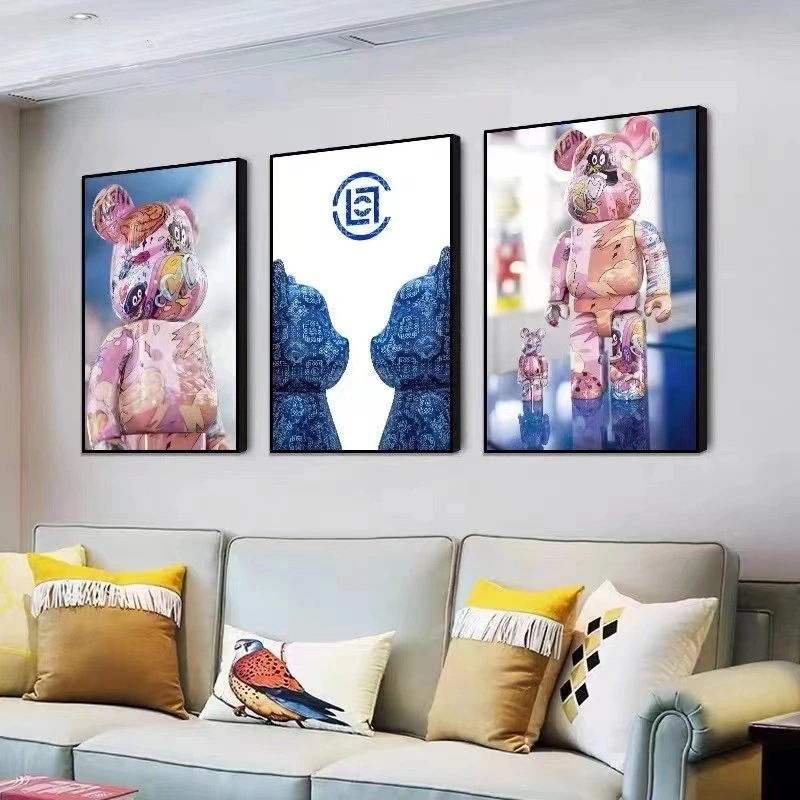 2021 Hotsale Bearbrick Design Printed Canvas Painting Decorative Wall Painting for Sale