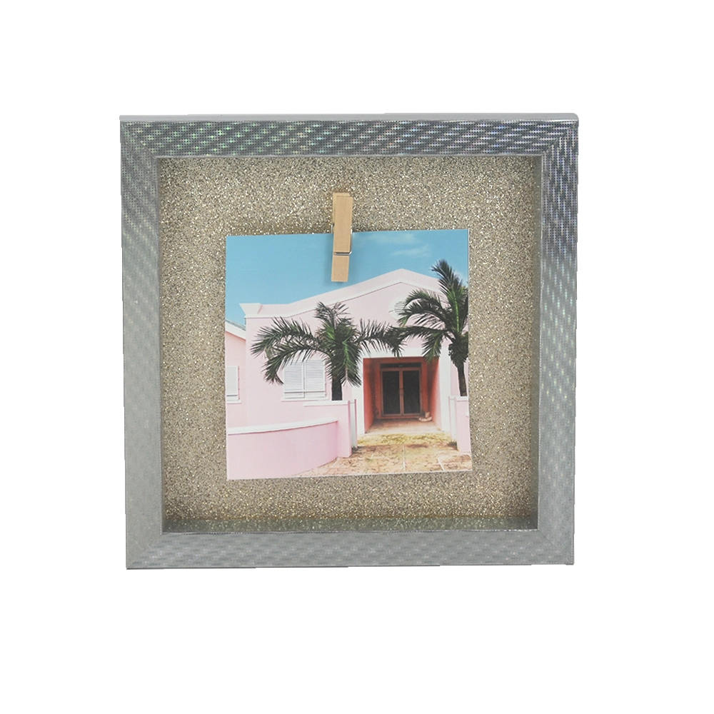 Wall Hanging Iridescent Collage Photo Frame Multi Openings Picture Frame