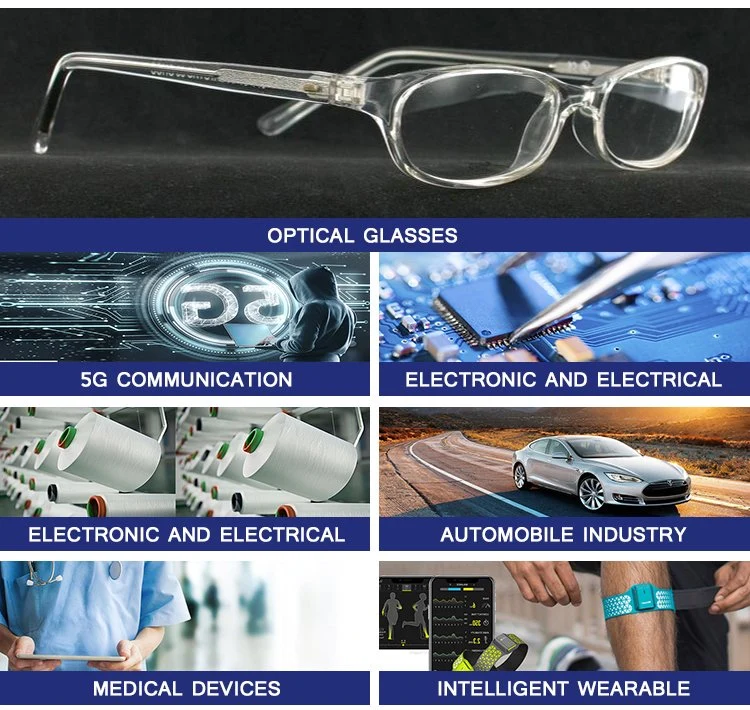 Hot Selling UV-Resistant Plastic Raw Materials for Frame and Lenses Transparency Nylon in Optical Applications