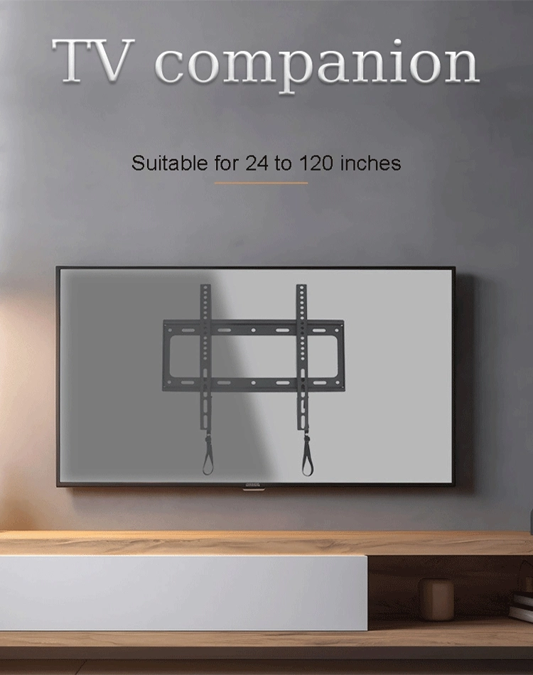 Hot Selling Fits 32-75 Inch Fixed TV Bracket LCD Universal TV Stand Cold Rolled Steel Plate Material Wall Hanging