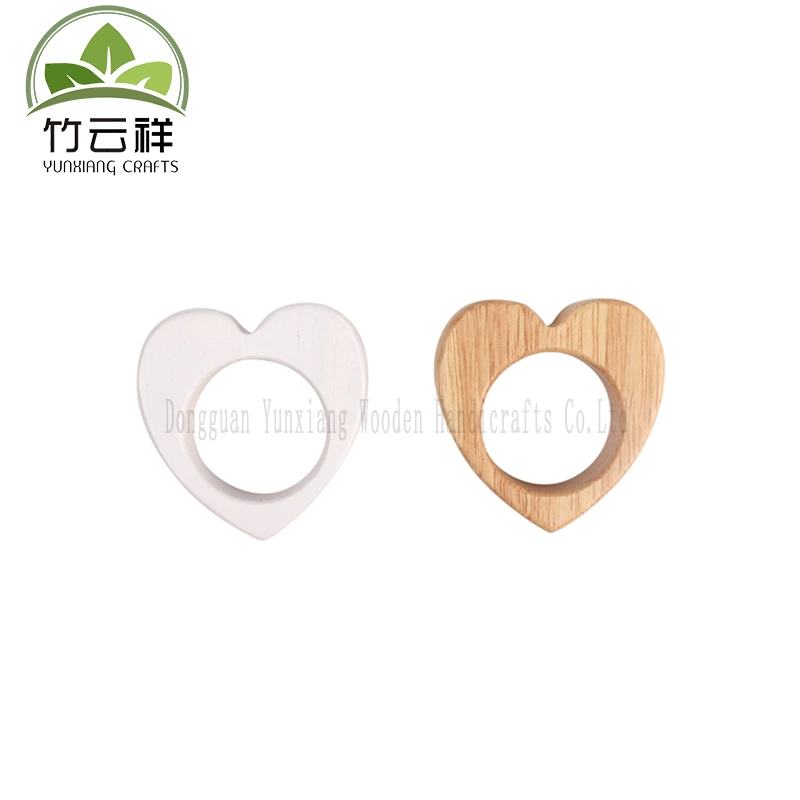 Wooden Heart Napkin Rings- for Weddings Dinner Parties or Every Day Use