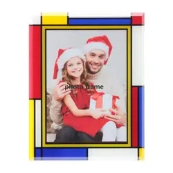 High Quality Colorful Christmas Country Glass Crystal Photo Frame