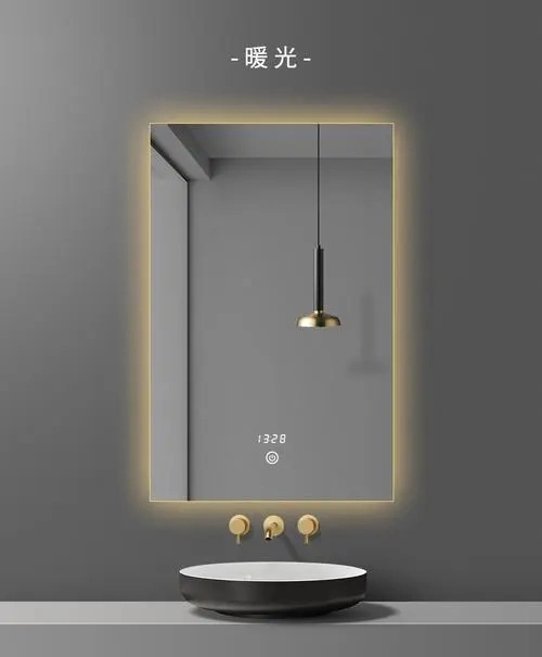 Horizontally or Vertically Hang Bathroom Wall LED Mirror