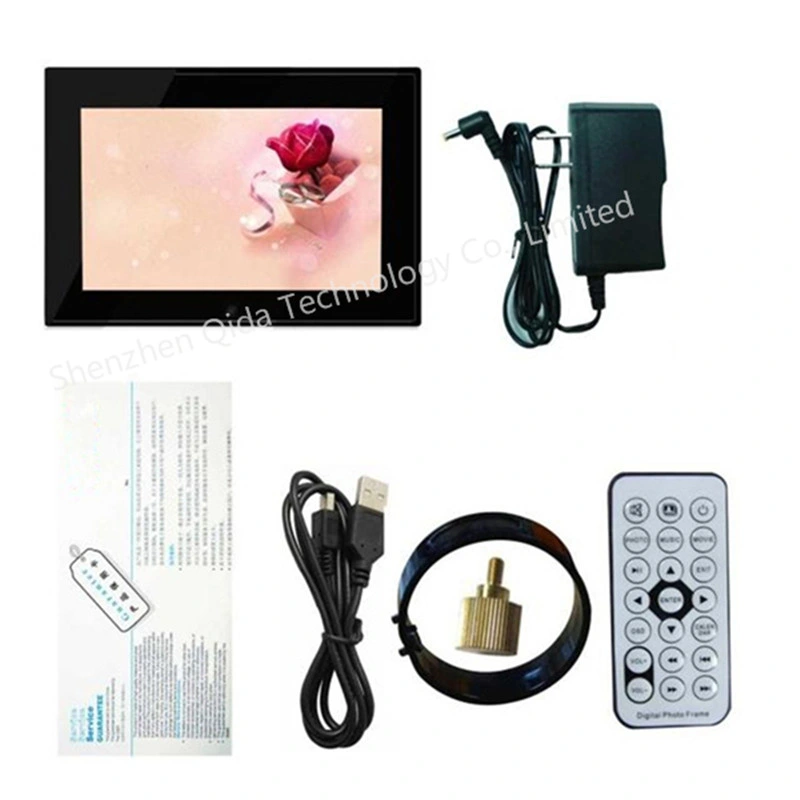 LCD Display New IPS Screen Digital Photo Frame with LED Backlight as Christmas Gift