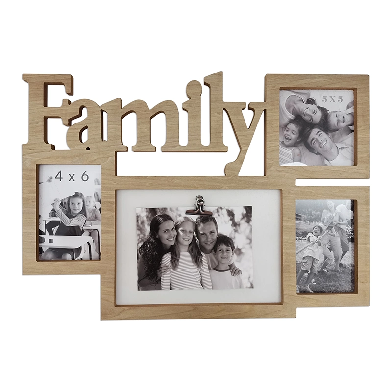 MDF Family Wall Hanging Decorative Collage Picture Frame 20&quot; Inch X 14.76&quot; Inch