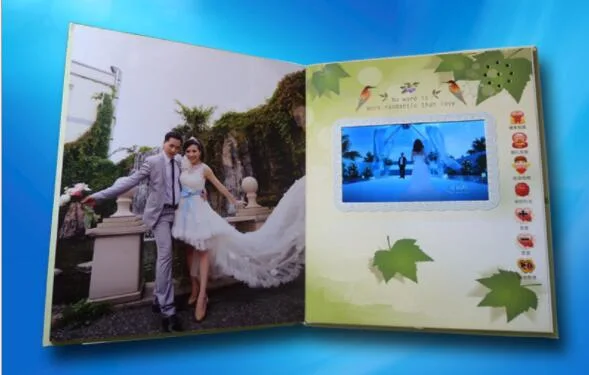 Custom Printing Wedding Photo Video Hardcover Book