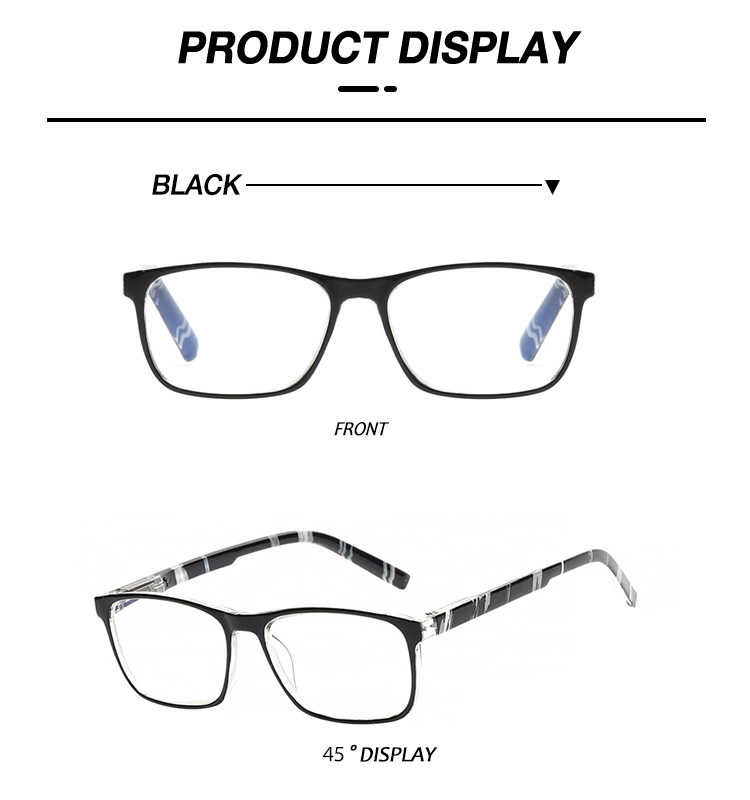 Meture Square Frame for Men Comfortable Spring Hinge Reading Glasses Manufacture