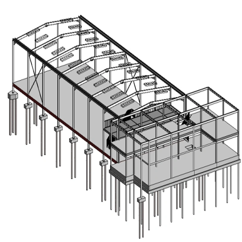 Prefabricated Outdoor Steel Structure Airplane Hangar Aircraft Professional Design Galvanized Frame for Structural Steel Building