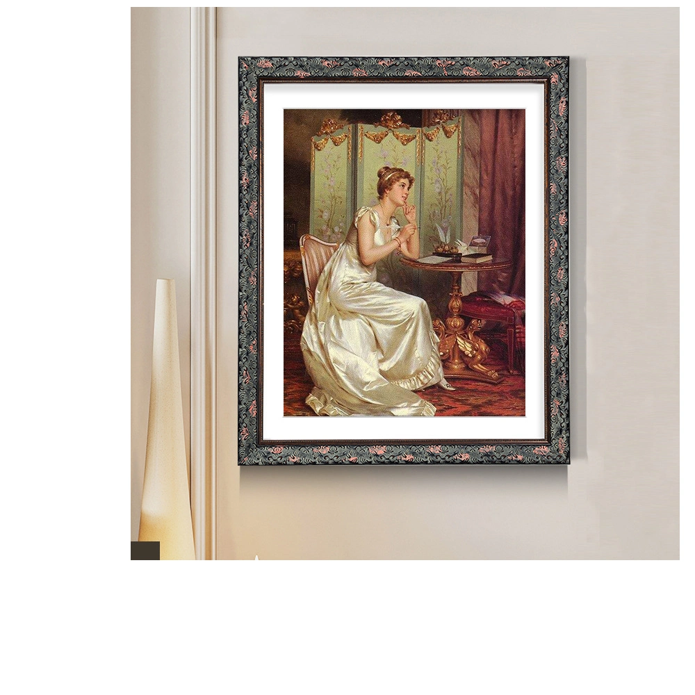 Solid Wood Picture Frame Mounting Picture Frame Hanging Wall 10 &quot;16 Platform A4&quot; 4-Way 8K Puzzle Frame Creative Picture Wall Wood