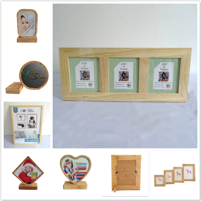 A3 A5 Mini Oak Rustic Fancy Colorful Red Photo Holder Cool Picture Frames with 5X7