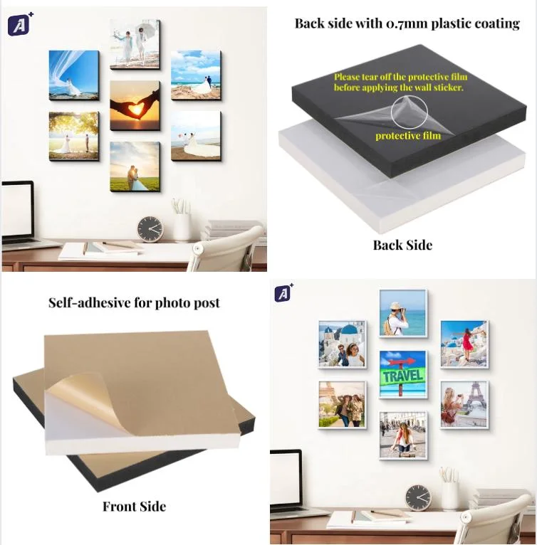 Removable Office Three-Dimensional Wall Decora Self-Adhesive Photo Frame