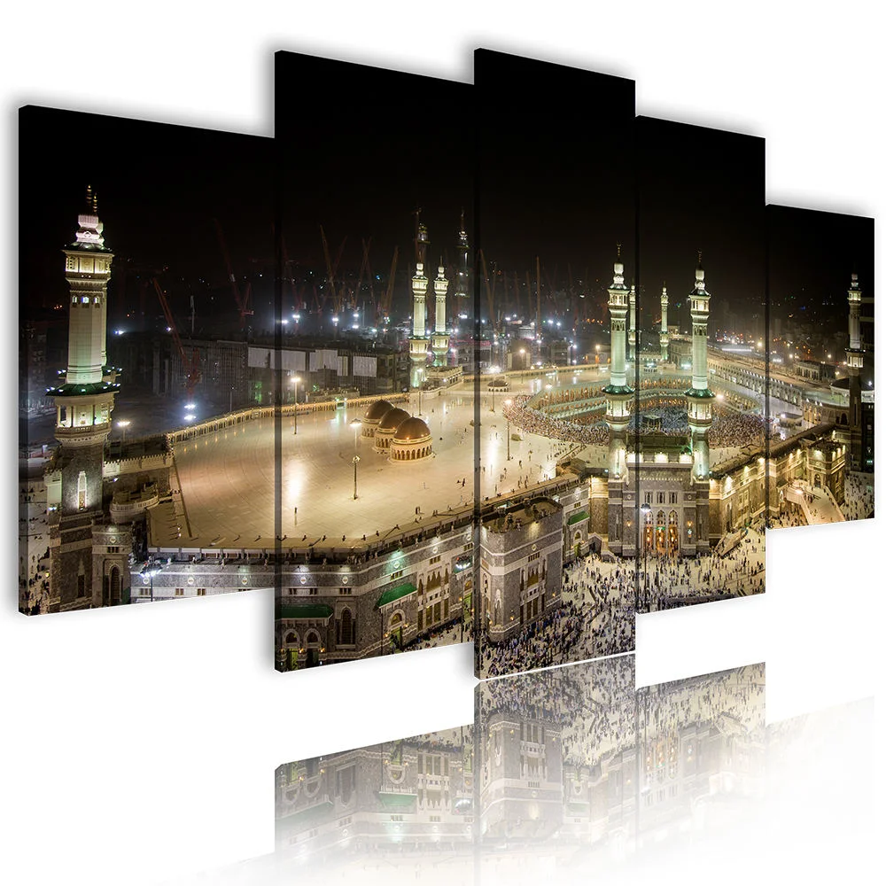 Exquisite Canvas Abstract Islamic Muslim Decorative Painting Modern Picture Wall Art