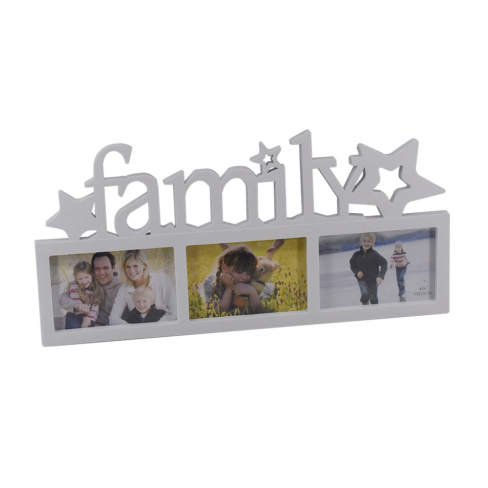 Injection Picture Photo Frame with Family Letters