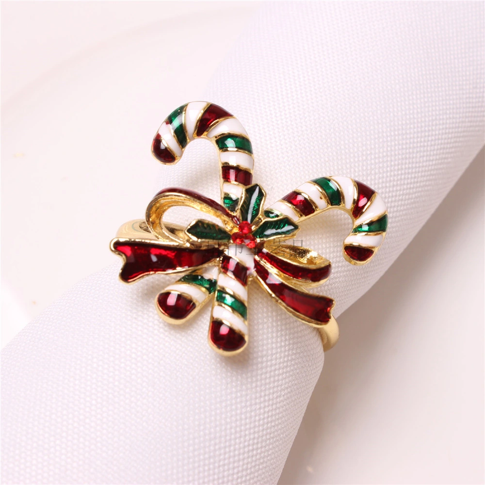 Ochristmas Napkin Ring Napkin Holder Rings for Christmas Table Decoration