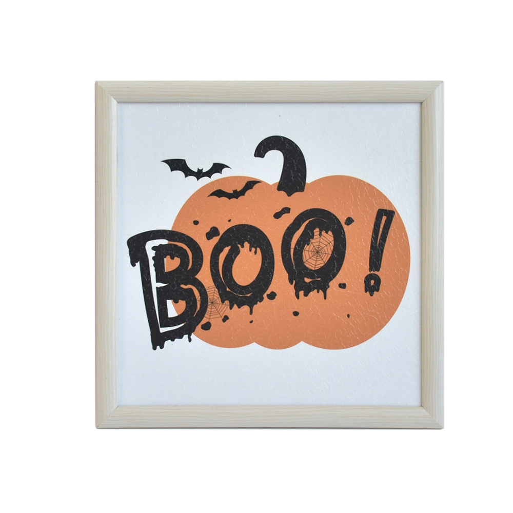 Halloween Plastic Wall Frame Decor, Wall Sign, Wall Plaque