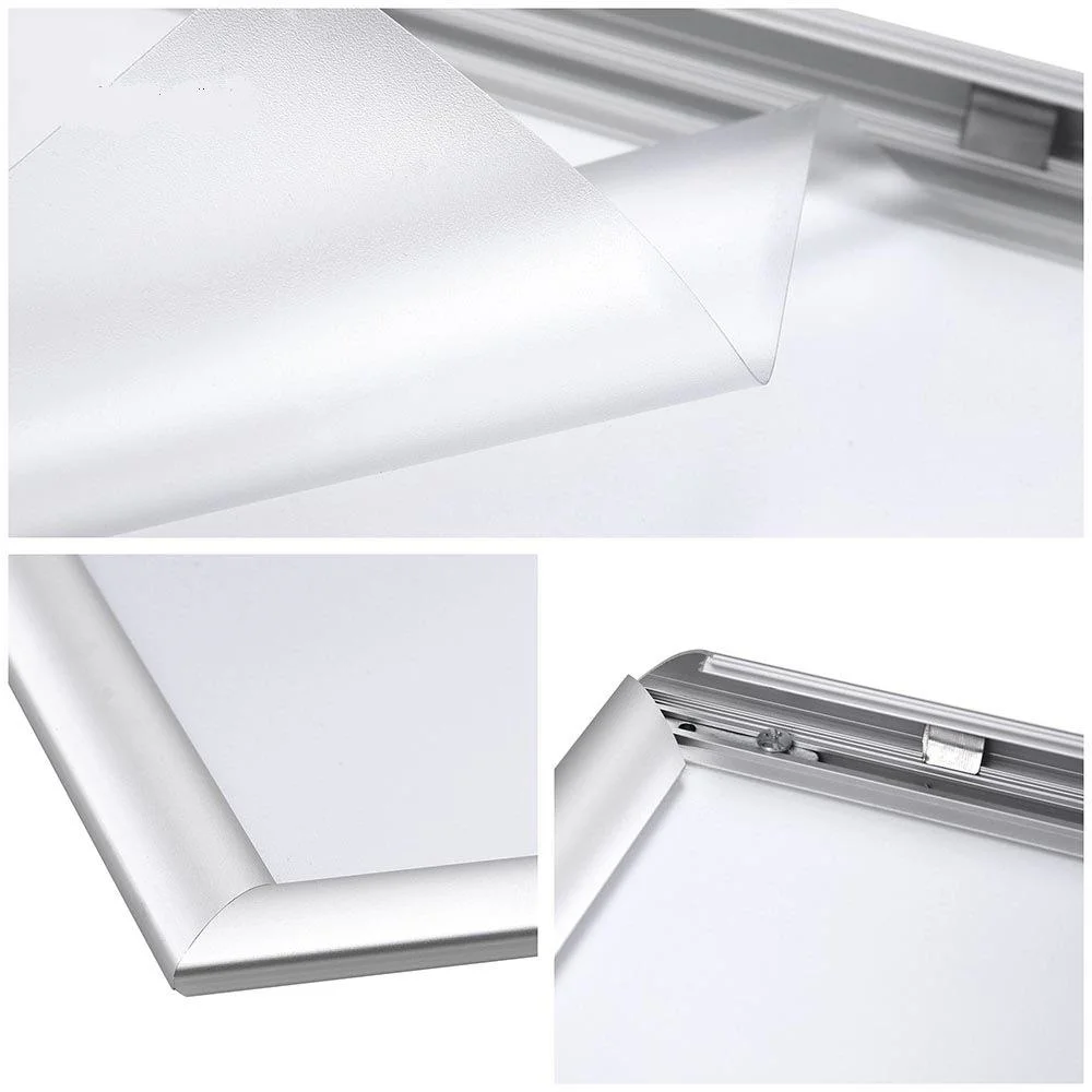 Front Open Aluminum 25mm Snap Frame A1/A2/A3/A4 Clip Poster Frame