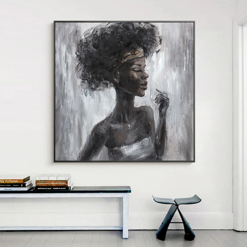 Oil Painting Canvas African Black Women Canvas Wall Art