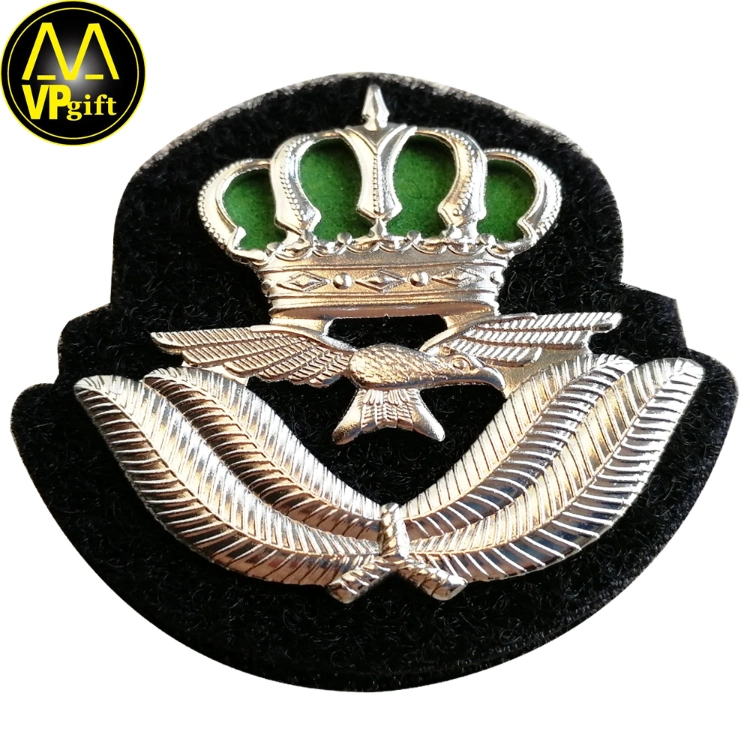 China Custom Metal 3D Gold Silver Enamel Printing Embroidery Woven Police Military Army Navy Police Trophy Awards Shoulder Arm Chest Flag Lapel Pin Badge