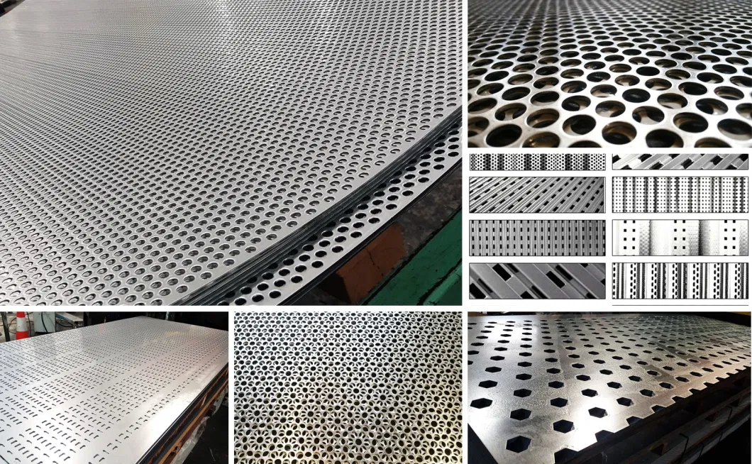 Factory Direct Selling High Quality Stainless Steel Perforated Metal Mesh Screen Plate Aluminum Decorative Mesh for Garden Fence