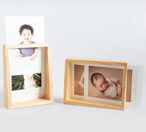 Nature Walnut Wood Family Wedding Photo Picture Display Frame