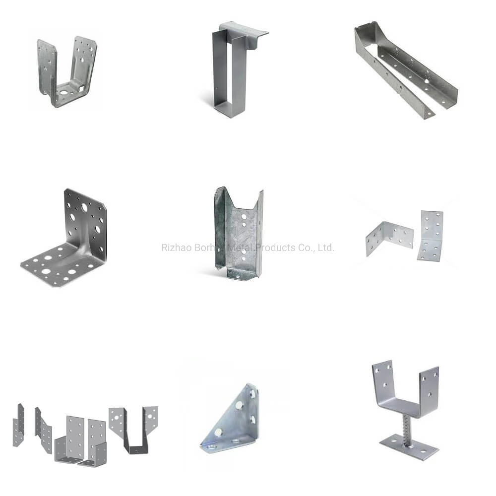 Decorative Ceiling Beam Reinforcement Straps Steel Connections Plates for Timber Connector